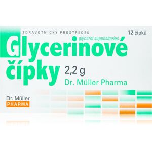 Dr. Müller Glycerinové čípky 2,2 g zdravotnický prostředek pro podporu vylučování 12 ks