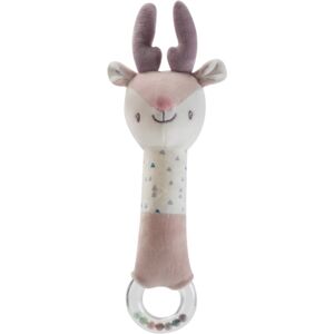 Petite&Mars Squeaky Toy with Rattle pískací hračka s chrastítkem Deer Suzi 1 ks