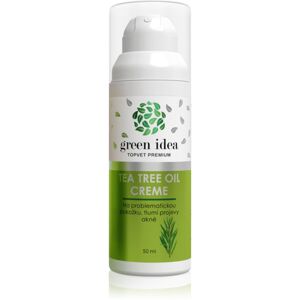 Green Idea Tea Tree Oil creme regenerační denní krém pro problematickou pleť, akné 50 ml