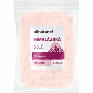 Allnature Himalájská sůl růžová hrubá kuchyňská sůl 1000 g