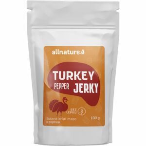 Allnature TURKEY Pepper Jerky sušené maso 100 g