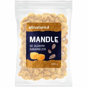 Allnature Mandle se slaným karamelem ořechy v polevě 100 g