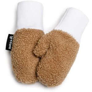 T-TOMI TEDDY Gloves Brown rukavice pro děti od narození 6-12 months 1 ks