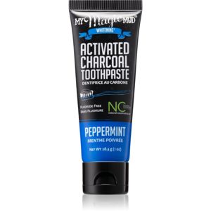 My Magic Mud Activated Charcoal bělicí zubní pasta s aktivním uhlím malé balení příchuť Peppermint 28,3 g
