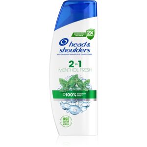 Head & Shoulders Menthol Fresh 2in1 šampon a kondicionér 2 v 1 proti lupům 250 ml