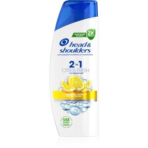 Head & Shoulders Citrus Fresh 2v1 šampon na mastné vlasy 330 ml
