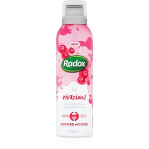 Radox Feel Vivacious pečující sprchová pěna Apple Blossom & Cranberry Scent 200 ml