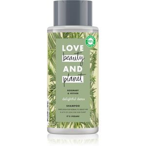 Love Beauty & Planet Delightful Detox čisticí šampon pro normální až mastné vlasy 400 ml