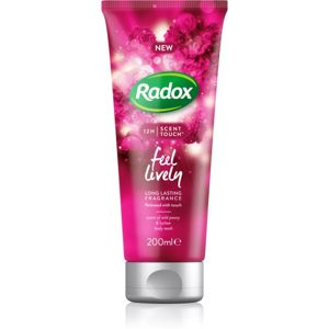 Radox Feel Lively pečující sprchový gel Wild Peony & Lychee 200 ml
