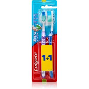 Colgate Extra Clean Medium zubní kartáčky medium 2 ks