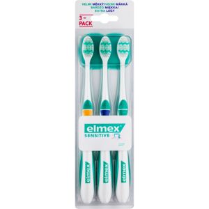 Elmex Sensitive zubní kartáčky extra soft 3 ks