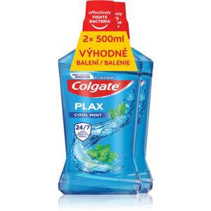 Colgate Plax Cool Mint ústní voda proti zubnímu plaku 2x500 ml