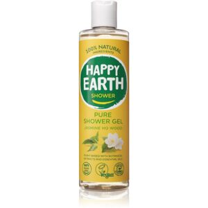 Happy Earth 100% Natural Shower Gel Jasmine Ho Wood sprchový gel 300 ml