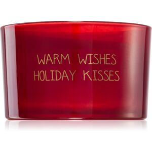 My Flame Winter Wood Warm Wishes Holiday Kisses vonná svíčka 13x9 g