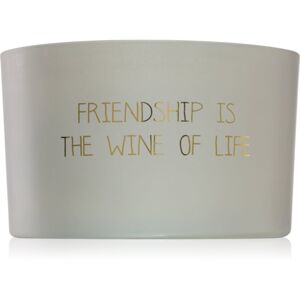 My Flame Fig's Delight Friendship Is The Wine Of Life vonná svíčka 13x9 cm