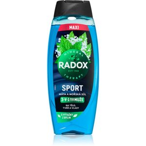 Radox Mineral Therapy sprchový gel pro muže maxi Mint & Sea Salt 450 ml
