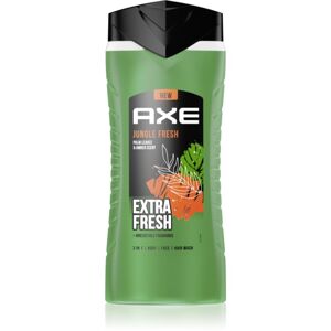 Axe Jungle Fresh sprchový gel na obličej, tělo a vlasy Palm Leaves & Amber 400 ml