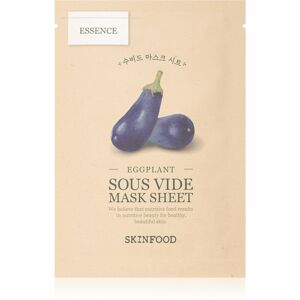 Skinfood Sous Vide Eggplant hydratační plátýnková maska pro rozjasnění pleti 1 ks