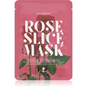 KOCOSTAR Rose Mask Sheet plátýnková maska pro regeneraci pleti 20 ml