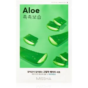 Missha Airy Fit Aloe plátýnková maska s hydratačním a zklidňujícím účinkem 19 g