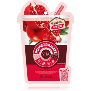 MEDIHEAL Vita Mask Pomegranate hydratační plátýnková maska s kolagenem 20 ml