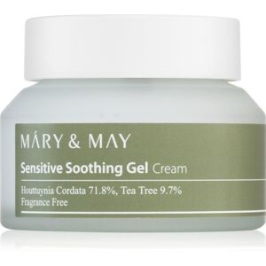 MARY & MAY Sensitive Soothing Gel Cream lehký hydratační gelový krém pro zklidnění a posílení citlivé pleti 70 g