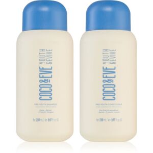 Coco & Eve Youth Revive Pro Youth Hair Duo Kit sada (pro lesk a hebkost vlasů)
