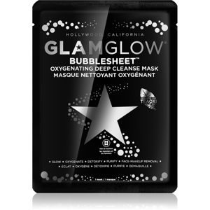 Glamglow Bubblesheet čisticí plátýnková maska s aktivním uhlím pro rozjasnění pleti 1 ks