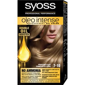Syoss Oleo Intense permanentní barva na vlasy s olejem odstín 7-10 Natural Blond 1 ks