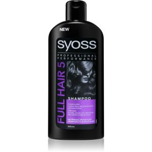 Syoss Full Hair 5 Density & Volume šampon pro řídnoucí a zplihlé vlasy 500 ml