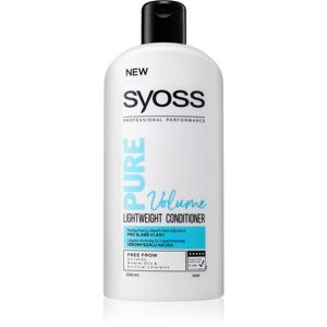 Syoss Pure Volume objemový kondicionér pro slabé vlasy 500 ml