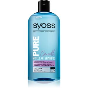 Syoss Pure Smooth vyživující micelární šampon 500 ml