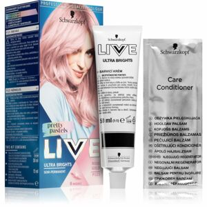 Schwarzkopf LIVE Ultra Brights or Pastel semi-permanentní barva na vlasy odstín 123 Rose Gold