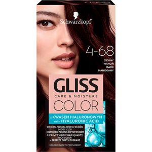 Schwarzkopf Gliss Color barva na vlasy odstín 4-68 Dark Mahogany
