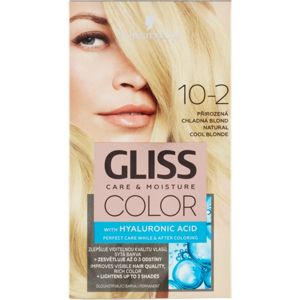 Schwarzkopf Gliss Color permanentní barva na vlasy odstín 10-2 Natural Cool Blonde