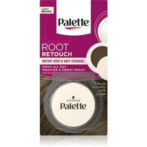 Schwarzkopf Palette Compact Root Retouch vlasový korektor odrostů a šedin s pudrovým efektem odstín Light Brown 3 g