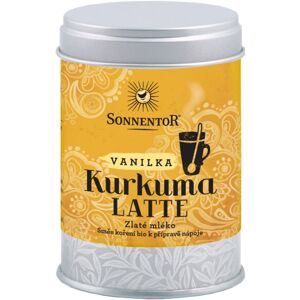 SONNENTOR Kurkuma Latte Vanilka prášek na přípravu nápoje v BIO kvalitě dózička 60 g