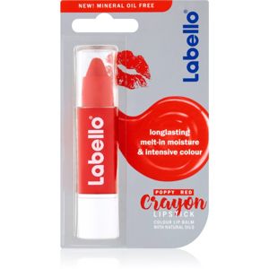 Labello Crayon tónující balzám na rty v tužce odstín Poppy Red 3 g