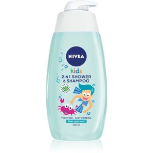 Nivea Kids Boy jemný sprchový gel a šampon pro děti 500 ml