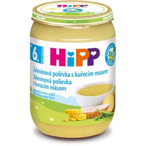 Hipp BIO zeleninová polévka s kuřecím masem dětský příkrm 190 g