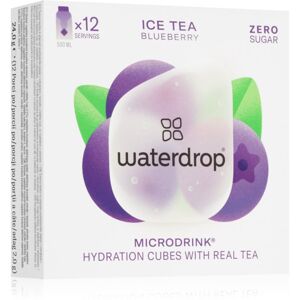 Waterdrop Microdrink Ice Tea nápoj s vitamínem C a B3 příchuť Blueberry 12 ks