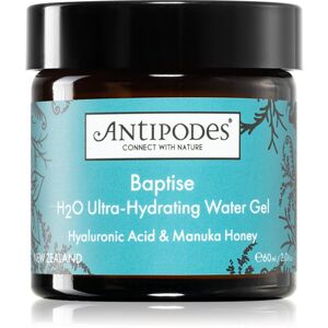 Antipodes Baptise H₂O Ultra-Hydrating Water Gel lehký hydratační gelový krém na obličej 60 ml