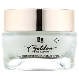 AA Cosmetics Golden Ceramides denní protivráskový krém s matným efektem 50 ml