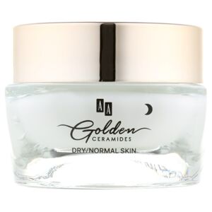 AA Cosmetics Golden Ceramides intenzivní noční krém s regeneračním účinkem 50 ml