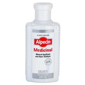 Alpecin Medicinal Silver vlasové tonikum neutralizující žluté tóny 200 ml