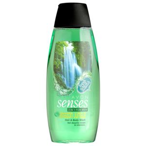 Avon Senses Amazon Jungle šampon a sprchový gel 2 v 1 pro muže 500 ml