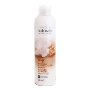 Avon Naturals Body tělové mléko s vanilkou a santalovým dřevem 200 ml