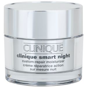 Clinique Smart Night™ Custom-Repair Moisturizer hydratační noční krém proti vráskám pro smíšenou až mastnou pleť 50 ml