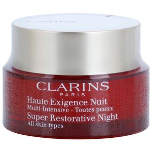 Clarins Super Restorative Night noční krém proti projevům stárnutí pleti pro všechny typy pleti 50 ml