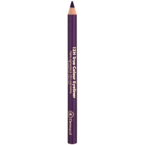 Dermacol 12H True Colour Eyeliner dlouhotrvající tužka na oči odstín 03 Purple